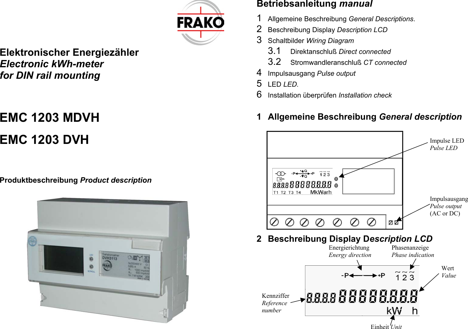 Page 1 of 2 - BA_EMC1203MDVH_DVH_55-00592_02_04_7376 55-00592 Emc1203mdvh Dvh Ba