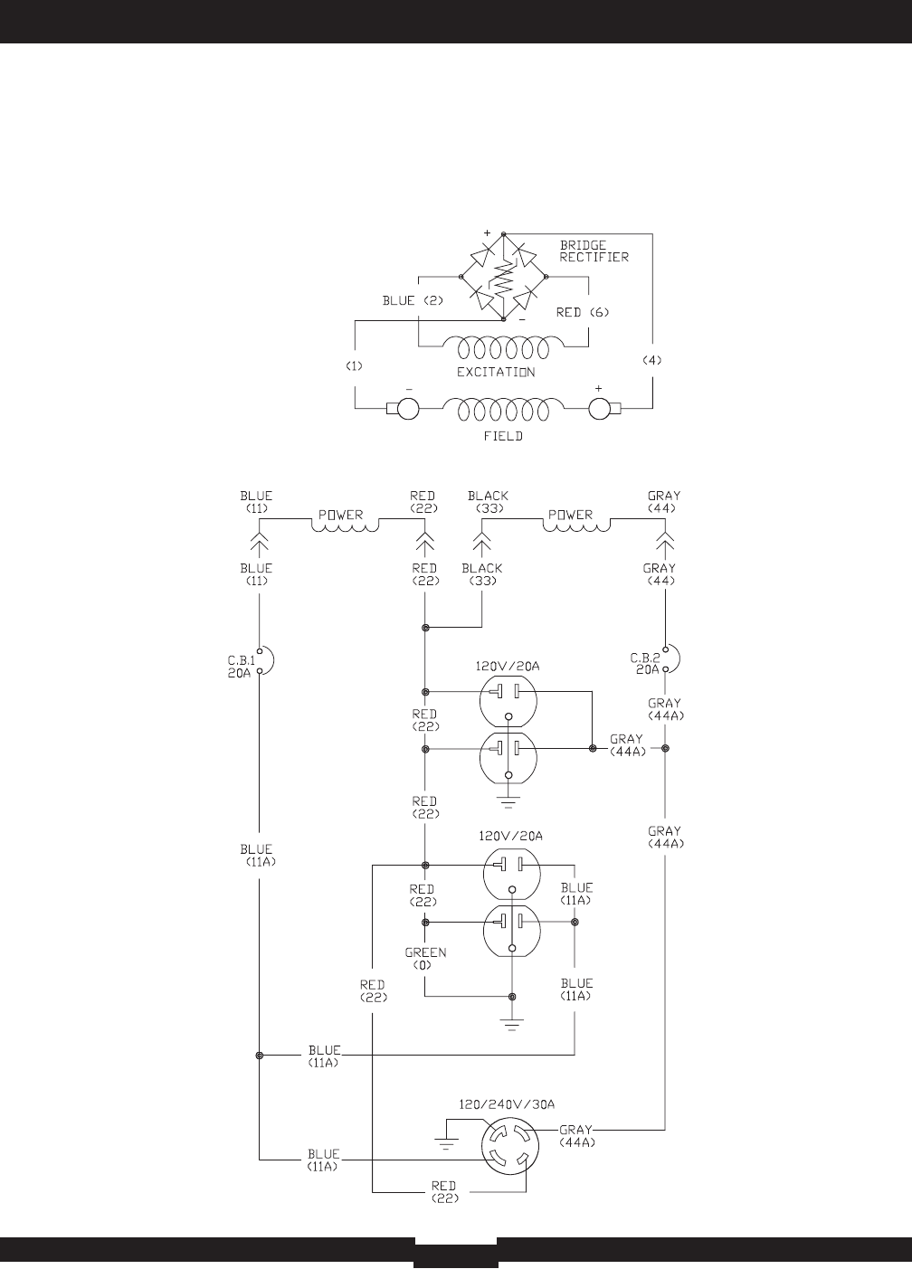 Generac Portable Generator Wiring Diagram from usermanual.wiki