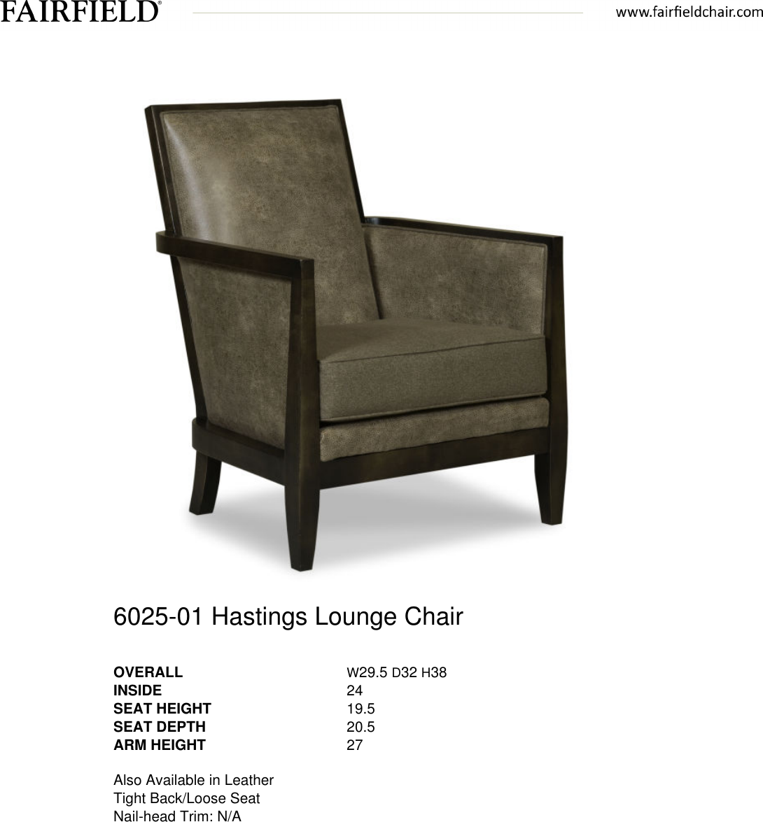 Fairfield Chair 6025 01
