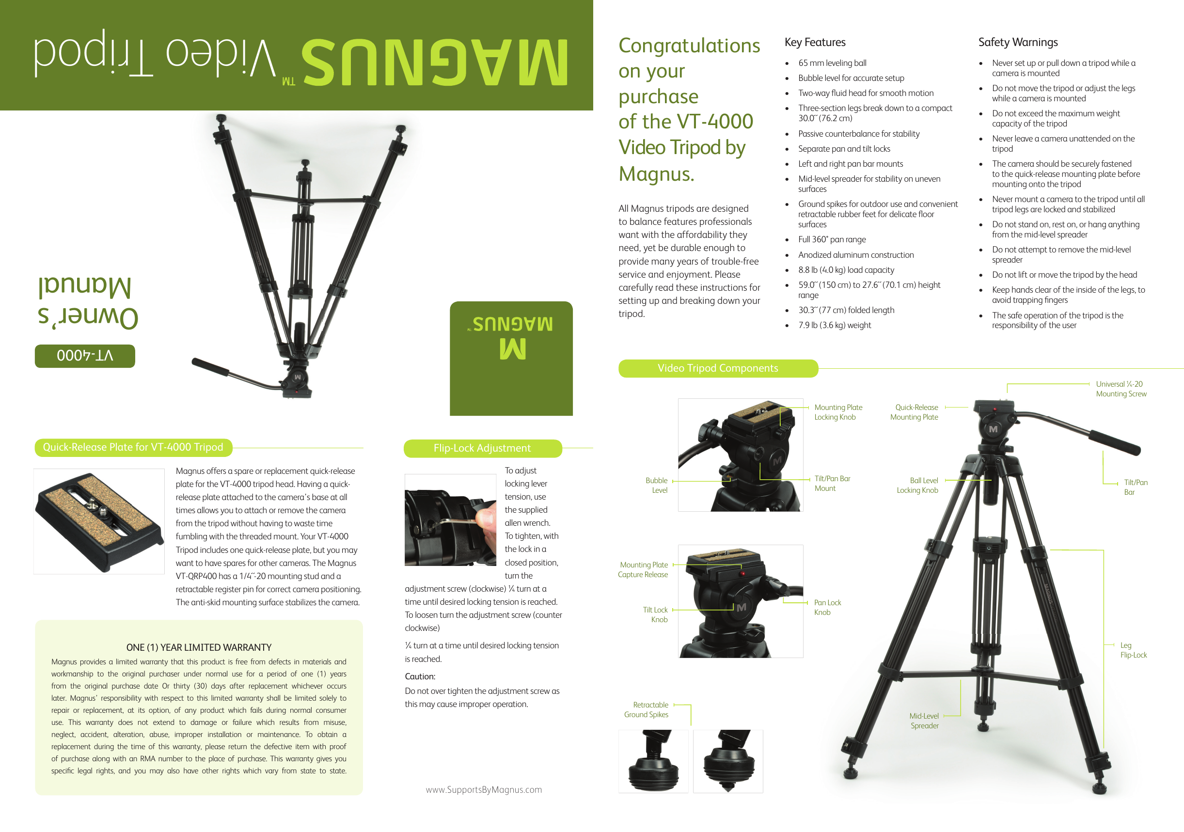 Page 2 of 4 - Magnus-VT-4000-Manual  60341