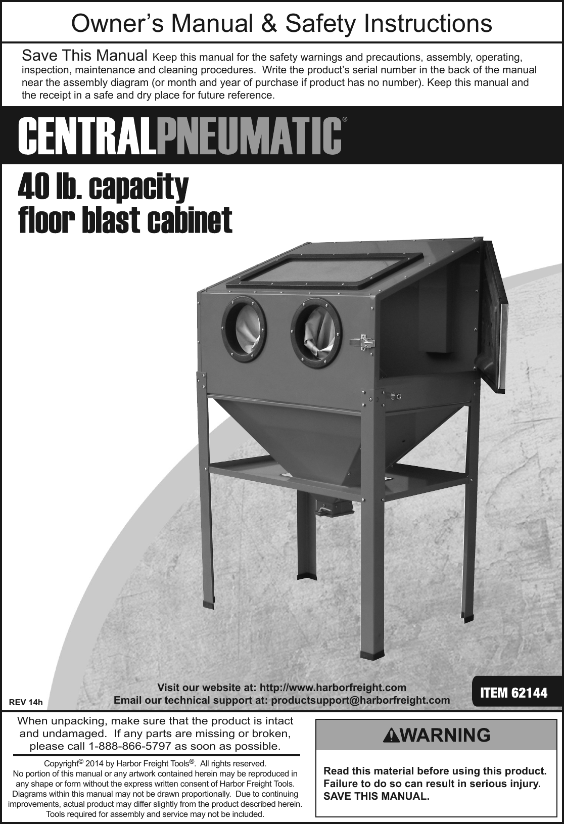 Harbor Freight Blast Assembly Instructions