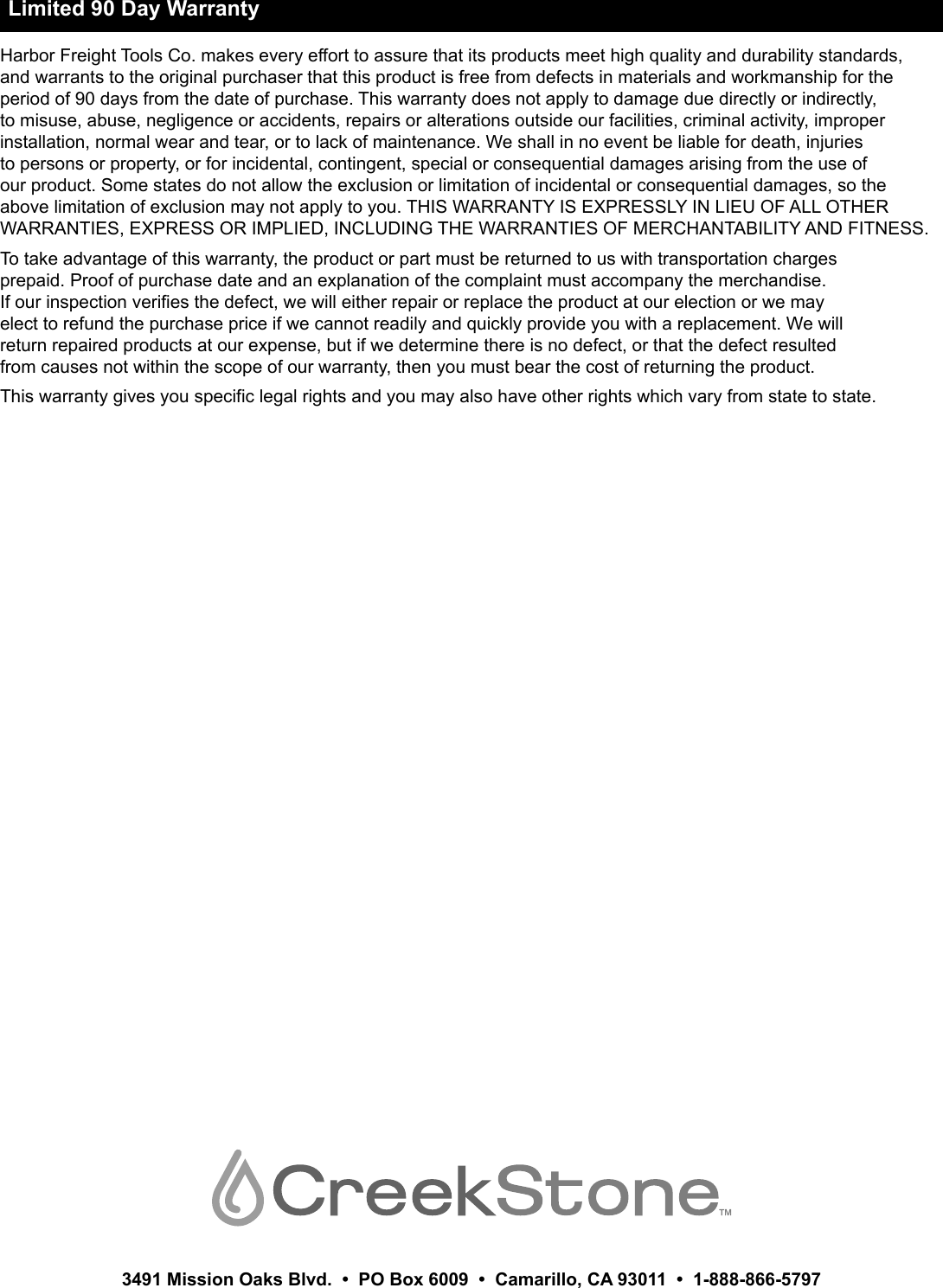 Page 8 of 8 - Manual For The 63313 264 GPH Submersible Pond Pump