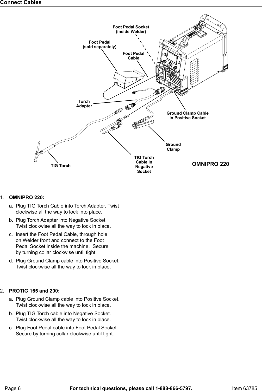 Page 6 of 12 - Manual For The 63785 150A TIG Torch