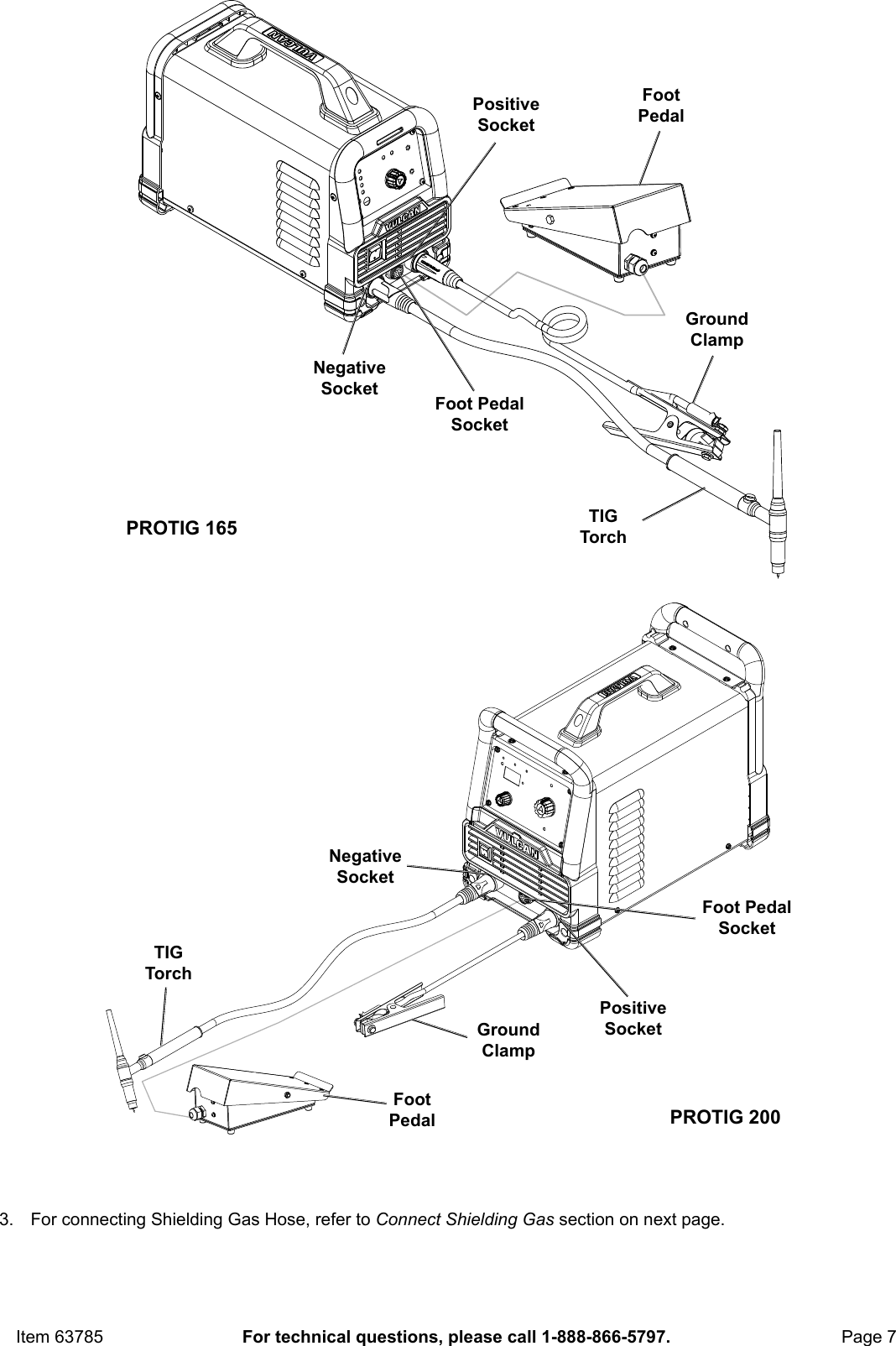 Page 7 of 12 - Manual For The 63785 150A TIG Torch