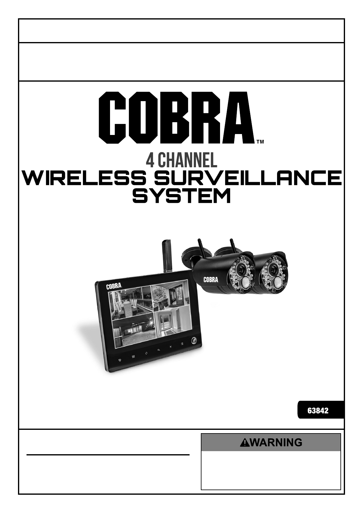 Cobra sales 63842 manual