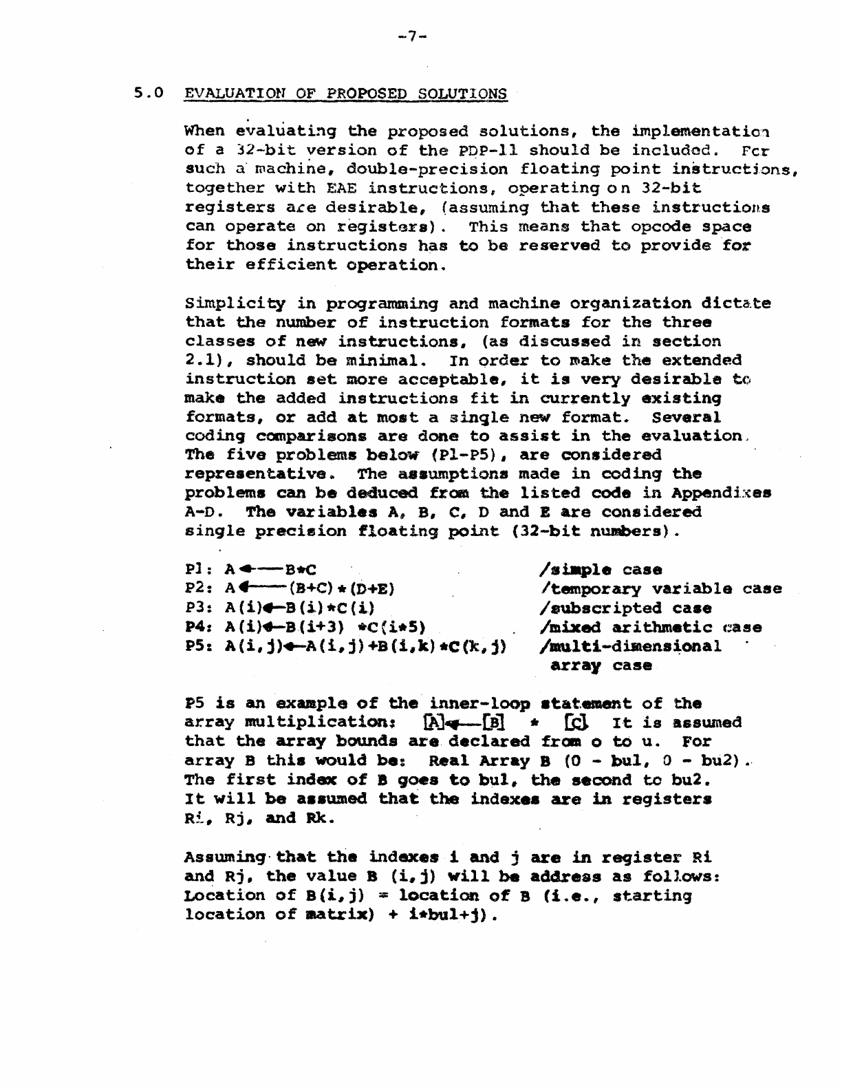 Extension Of The Pdp 11 Instruction Set Extension Of The Pdp 11 Instruction Set