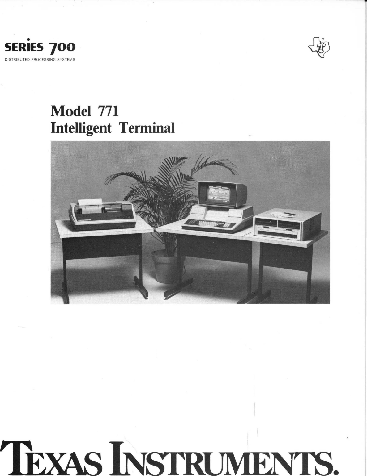 Page 1 of 10 - 771_Intelligent_Terminal_Brochure_Jun78 771 Intelligent Terminal Brochure Jun78