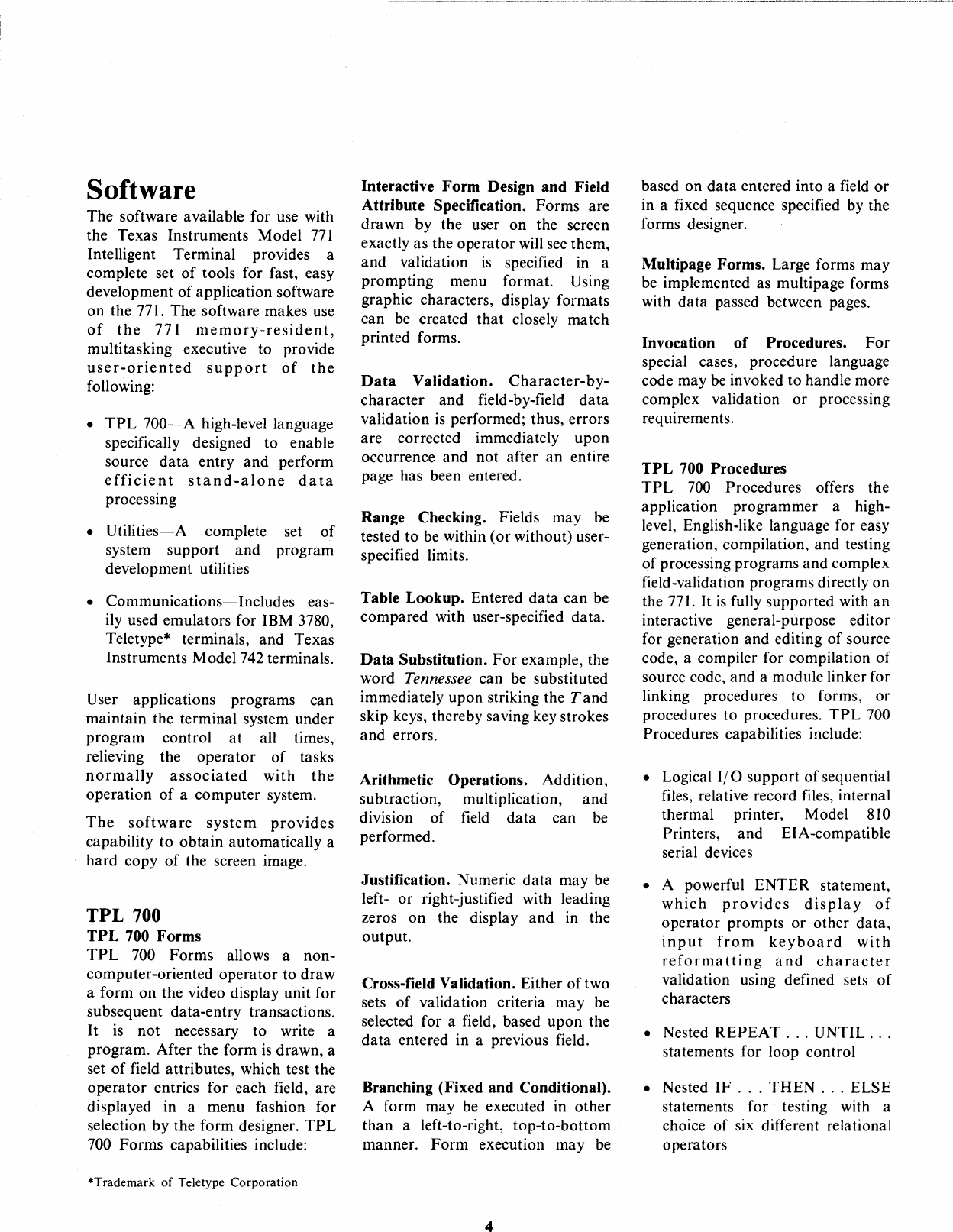Page 5 of 10 - 771_Intelligent_Terminal_Brochure_Jun78 771 Intelligent Terminal Brochure Jun78