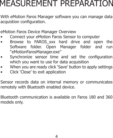Page 4 of 12 - 800764-1.3 Faros Quick Guide E Motion En