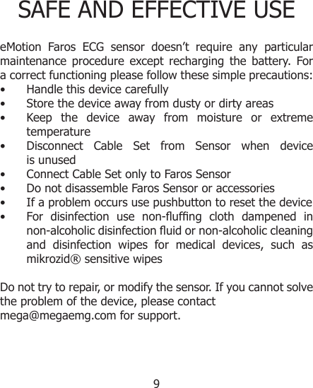 Page 9 of 12 - 800764-1.3 Faros Quick Guide E Motion En