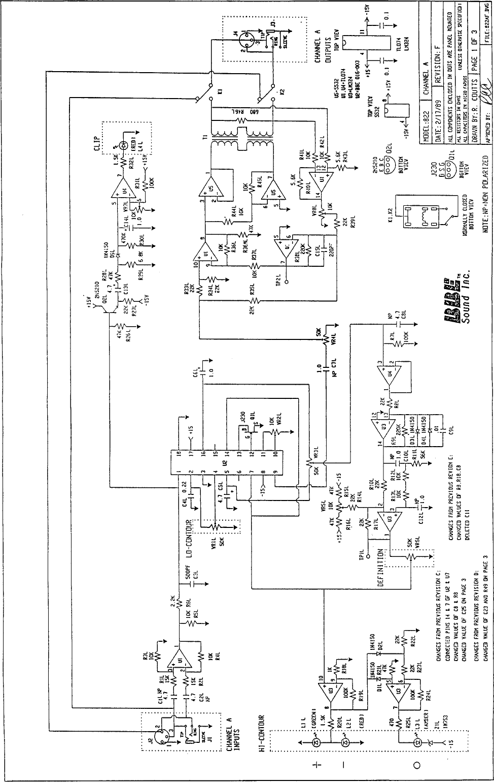 Page 1 of 3 - BBE 822 Manual For Pdf Schematics