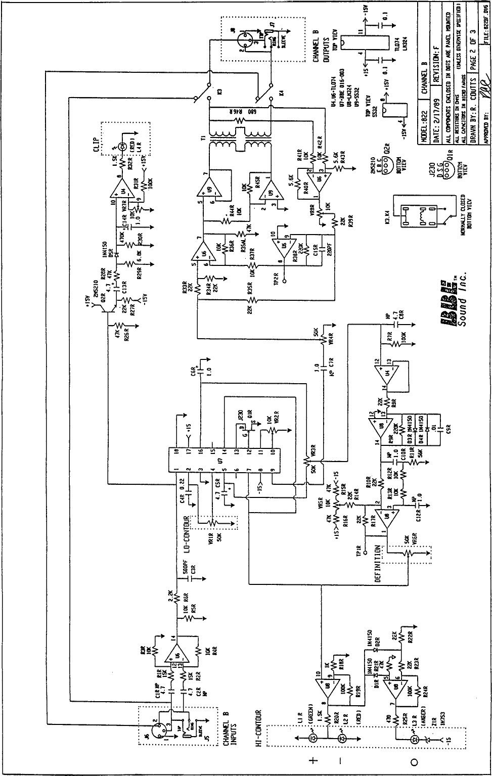 Page 2 of 3 - BBE 822 Manual For Pdf Schematics