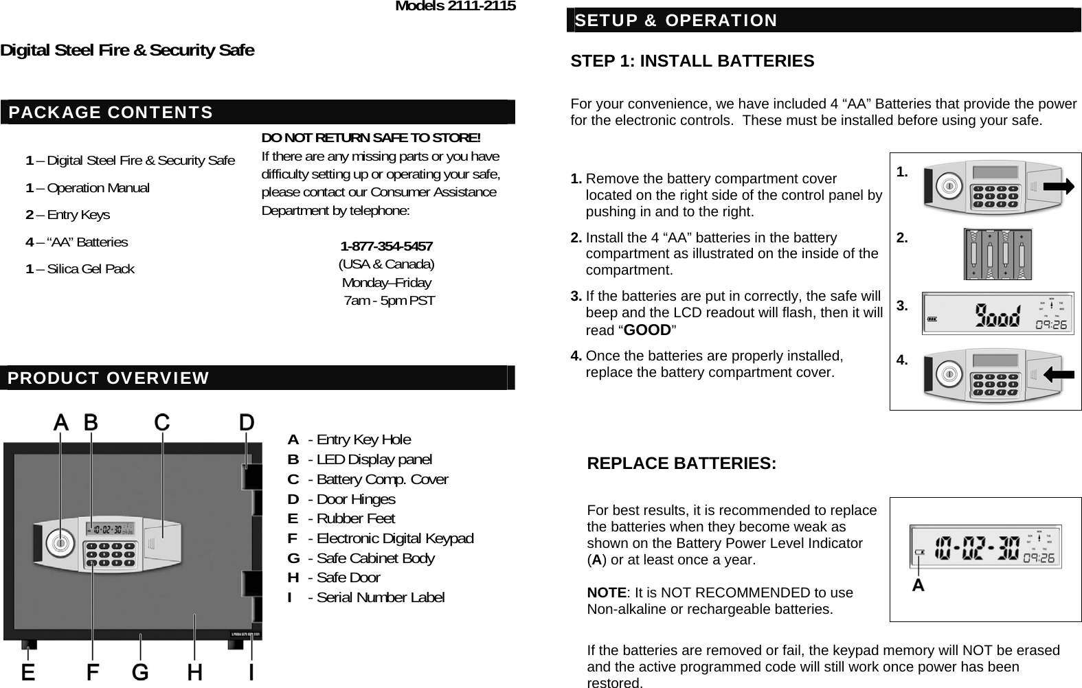 Page 2 of 7 - 2111-2115 Safe Owners Manual_v5.1 9390-user-manual