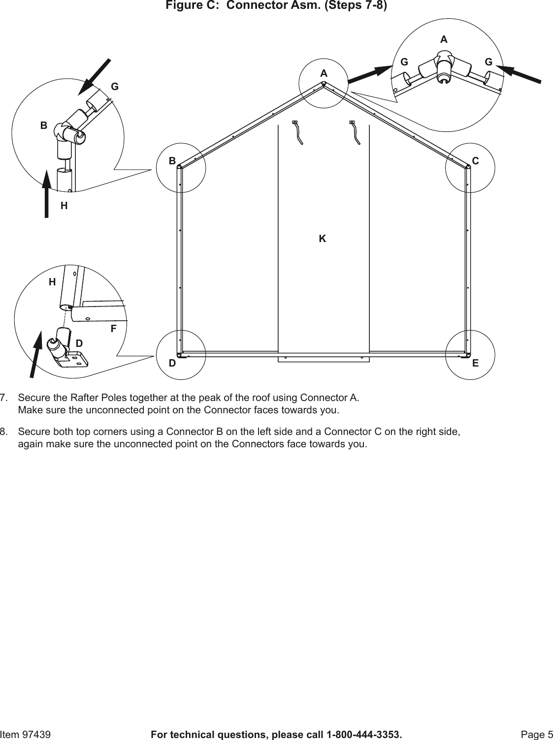 Page 5 of 12 - Manual For The 97439 6 Ft. X Greenhouse