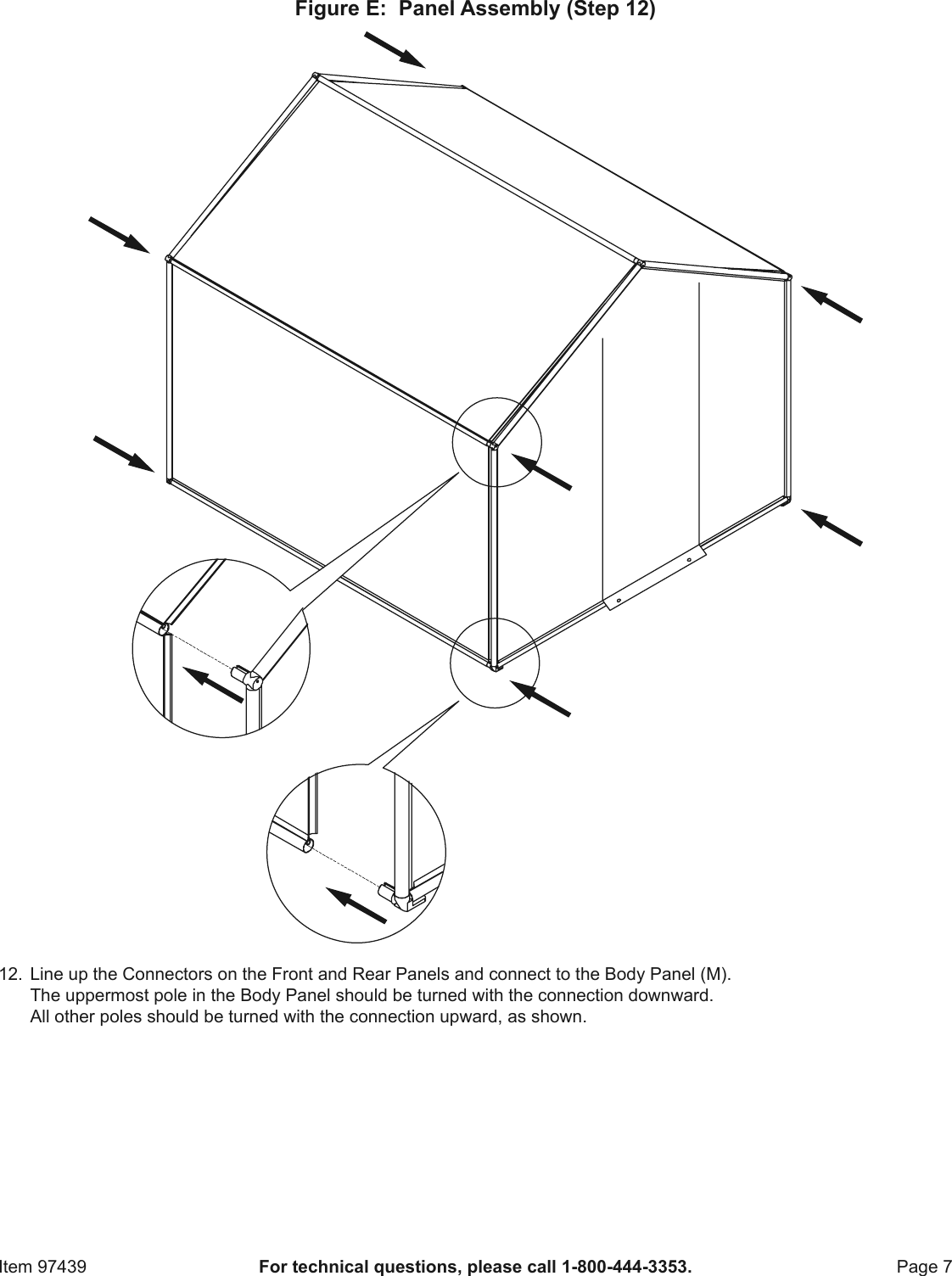 Page 7 of 12 - Manual For The 97439 6 Ft. X Greenhouse
