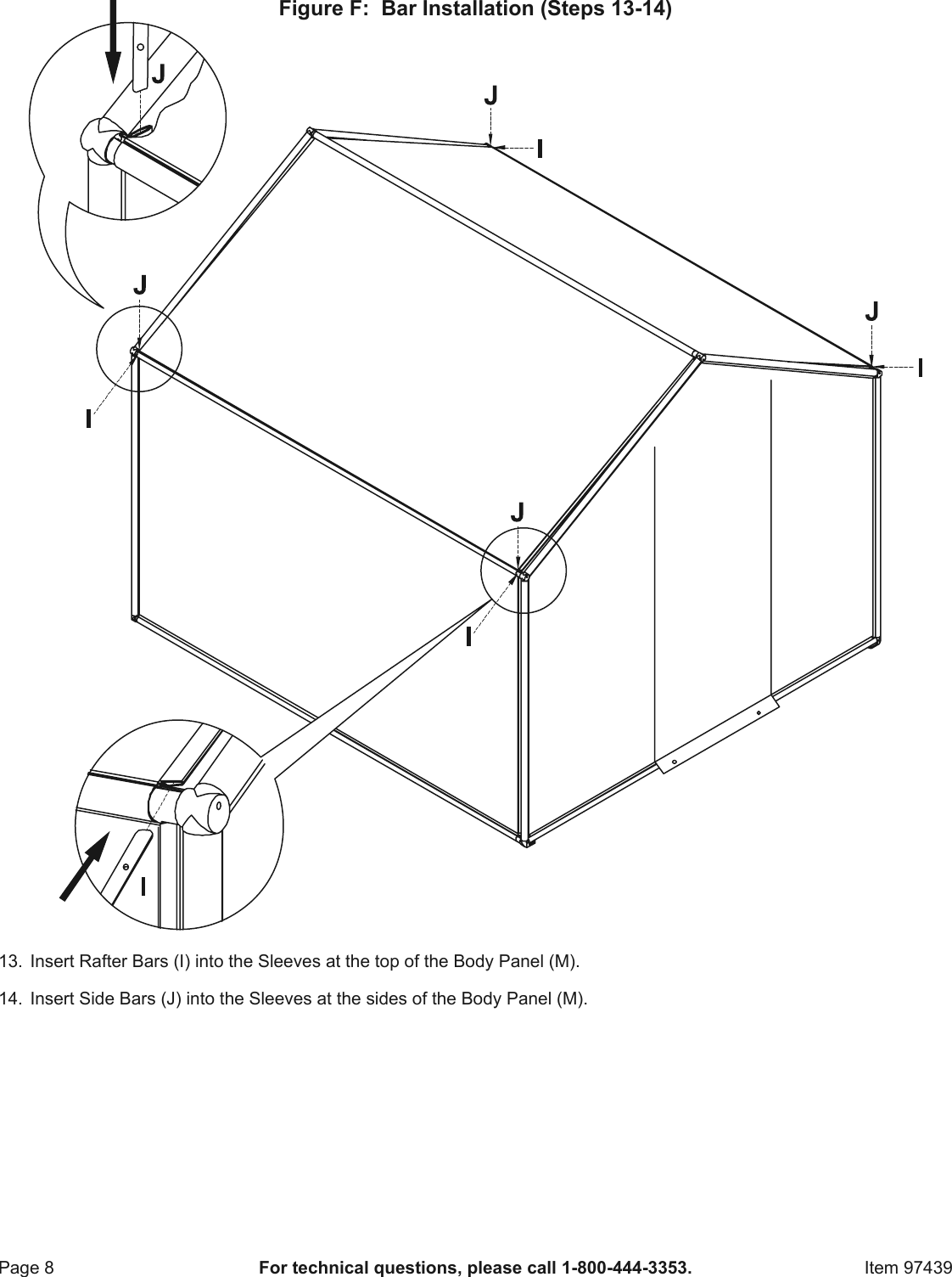 Page 8 of 12 - Manual For The 97439 6 Ft. X Greenhouse