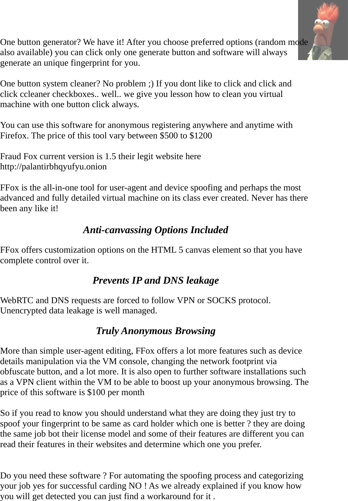 Page 3 of 4 - A Guide To Faud Fox And Anti-Fingerprinting