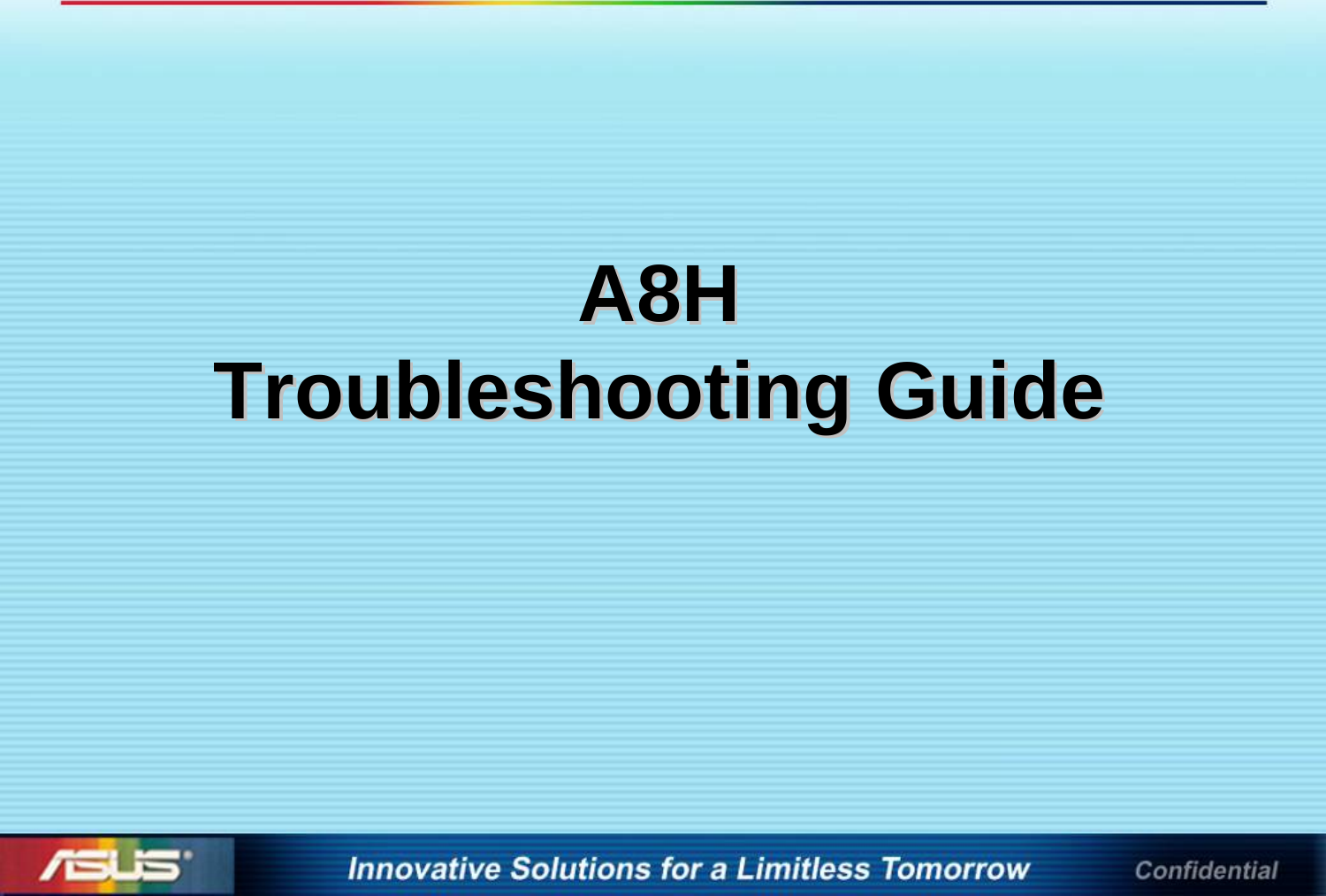 Page 1 of 8 - M9J Troubleshooting Guide A8H