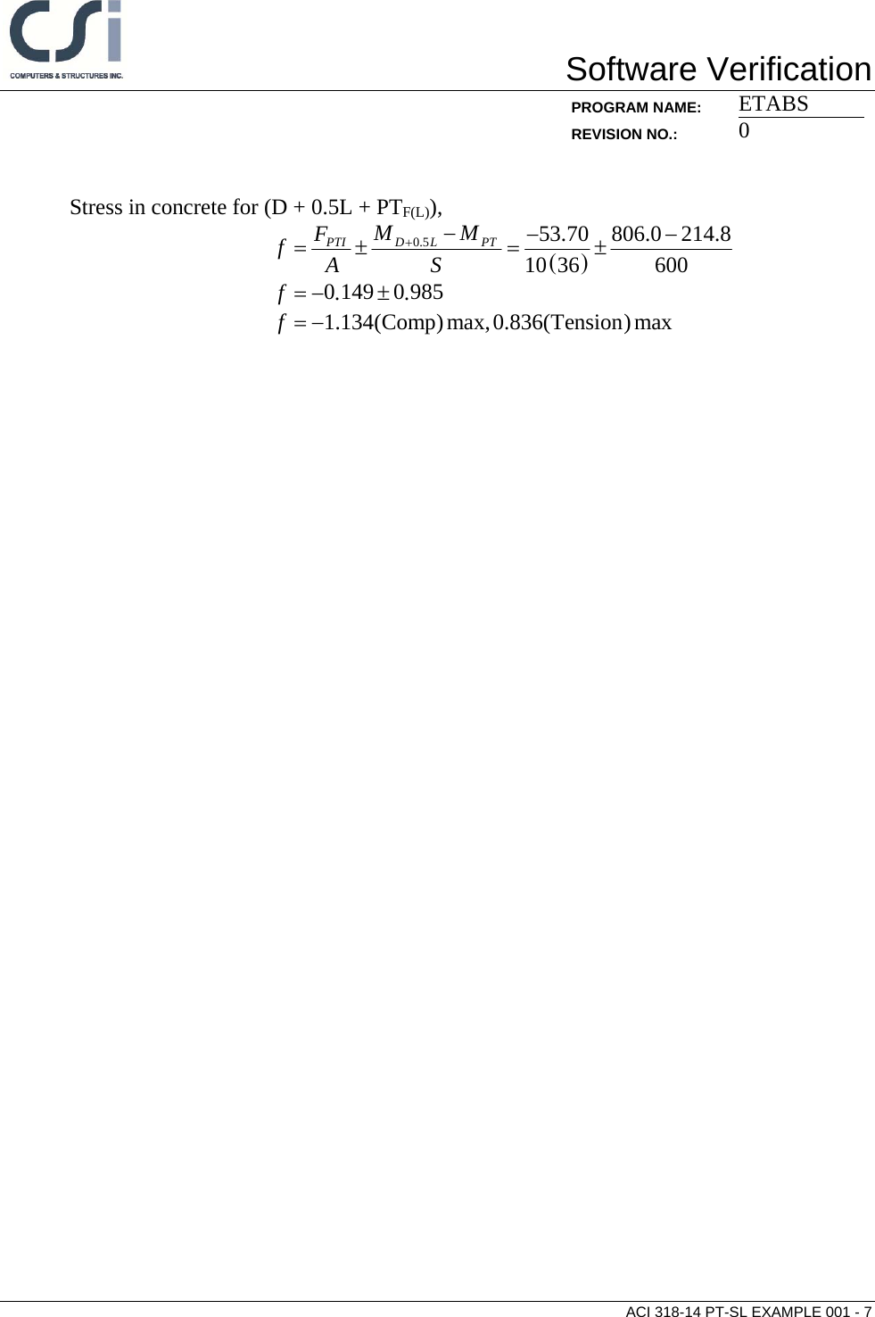 Page 7 of 7 - ACI 318-14 PT-SL Example 001