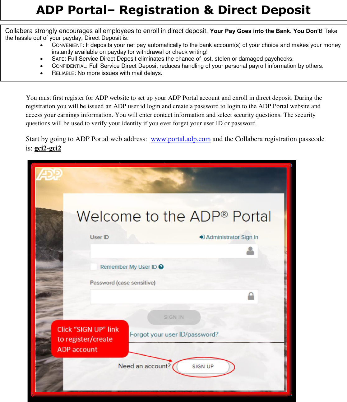 Page 1 of 9 - ADP Registration Instructions