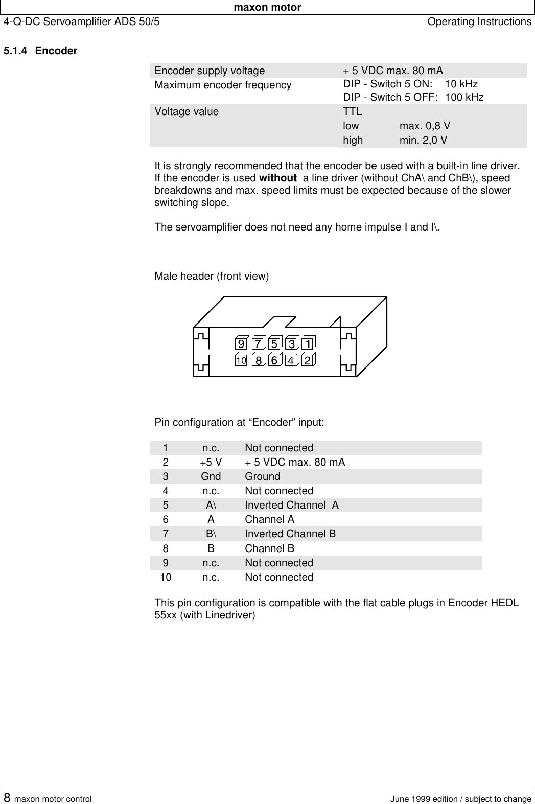 Page 8 of 12 - ADS50-5E ADSUser Manual