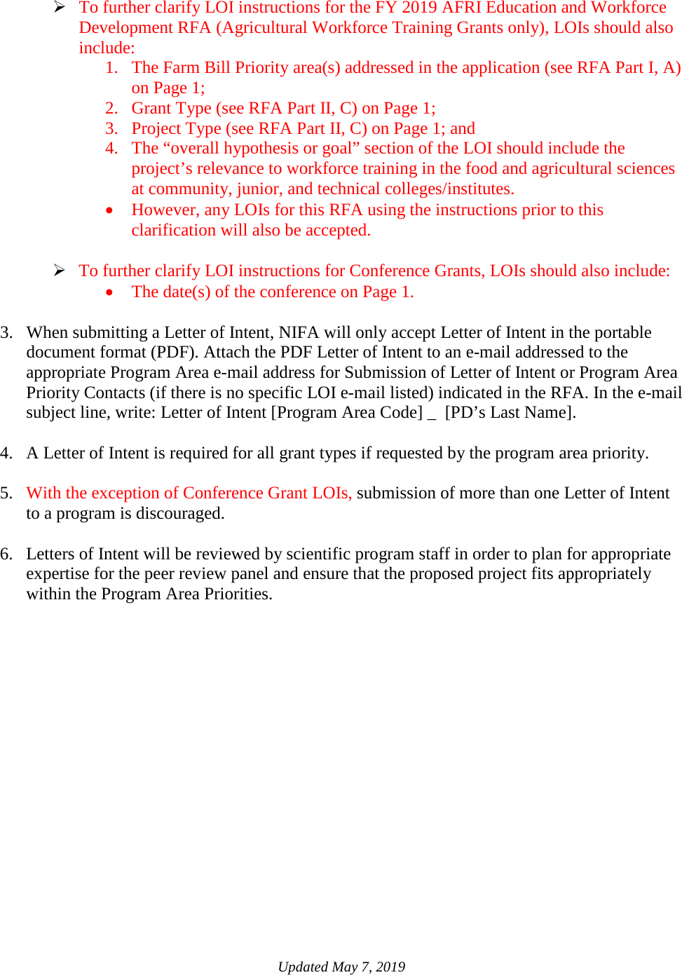 Page 2 of 2 - AFRI Letter Of Intent Instructions AFRI-Letter-of-Intent-Instructions
