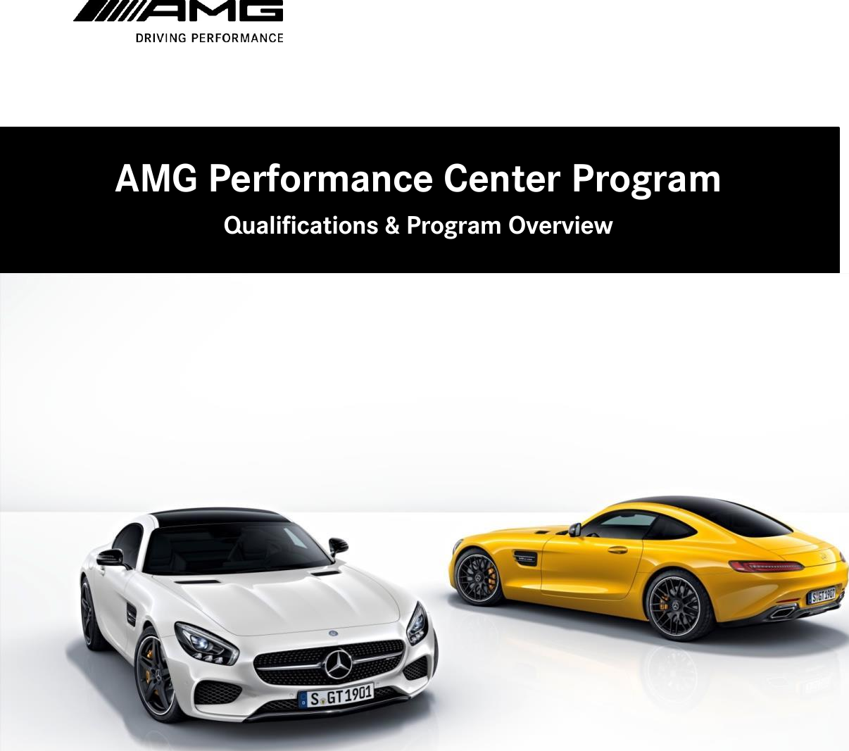 Report Amgperformance Center Manual