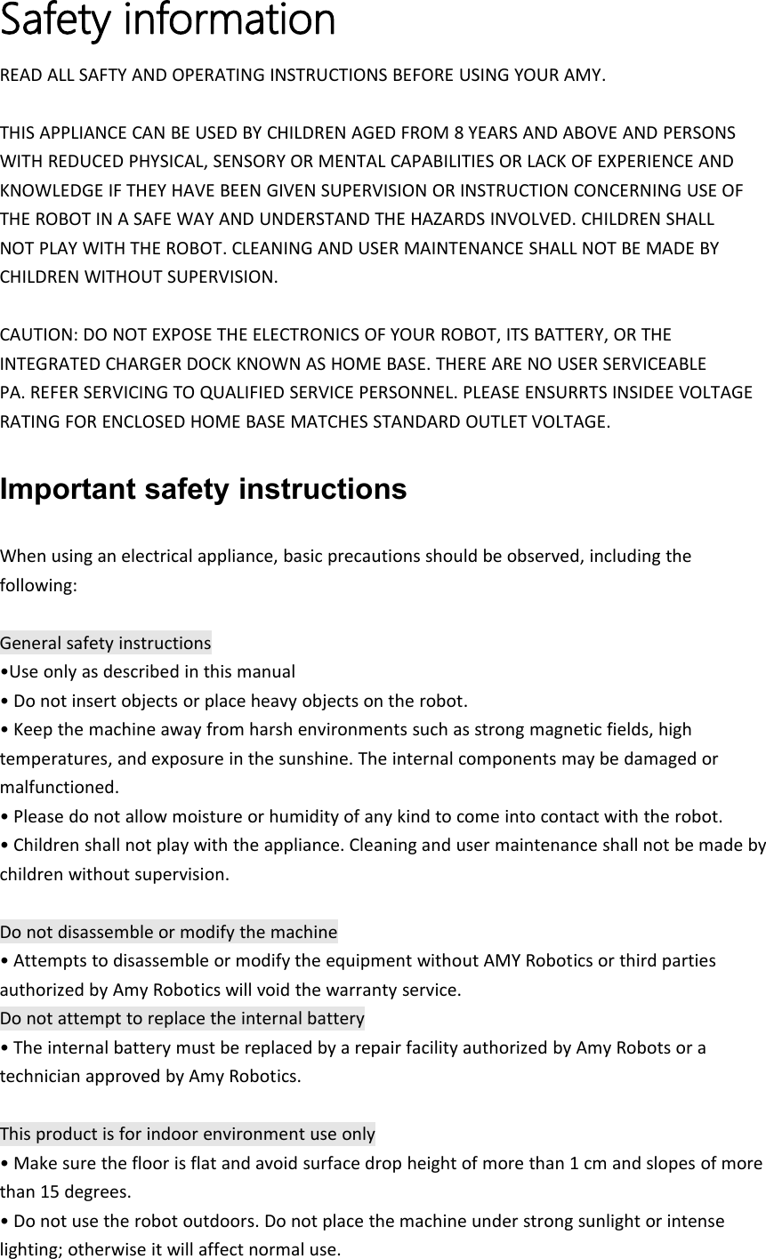 Page 4 of 11 - AMY-A1-User Manual-V190320