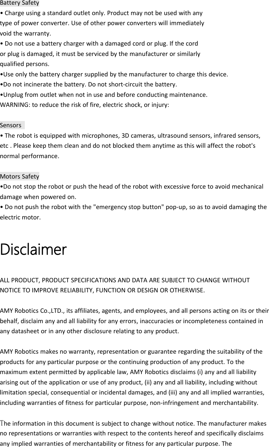 Page 5 of 11 - AMY-A1-User Manual-V190320