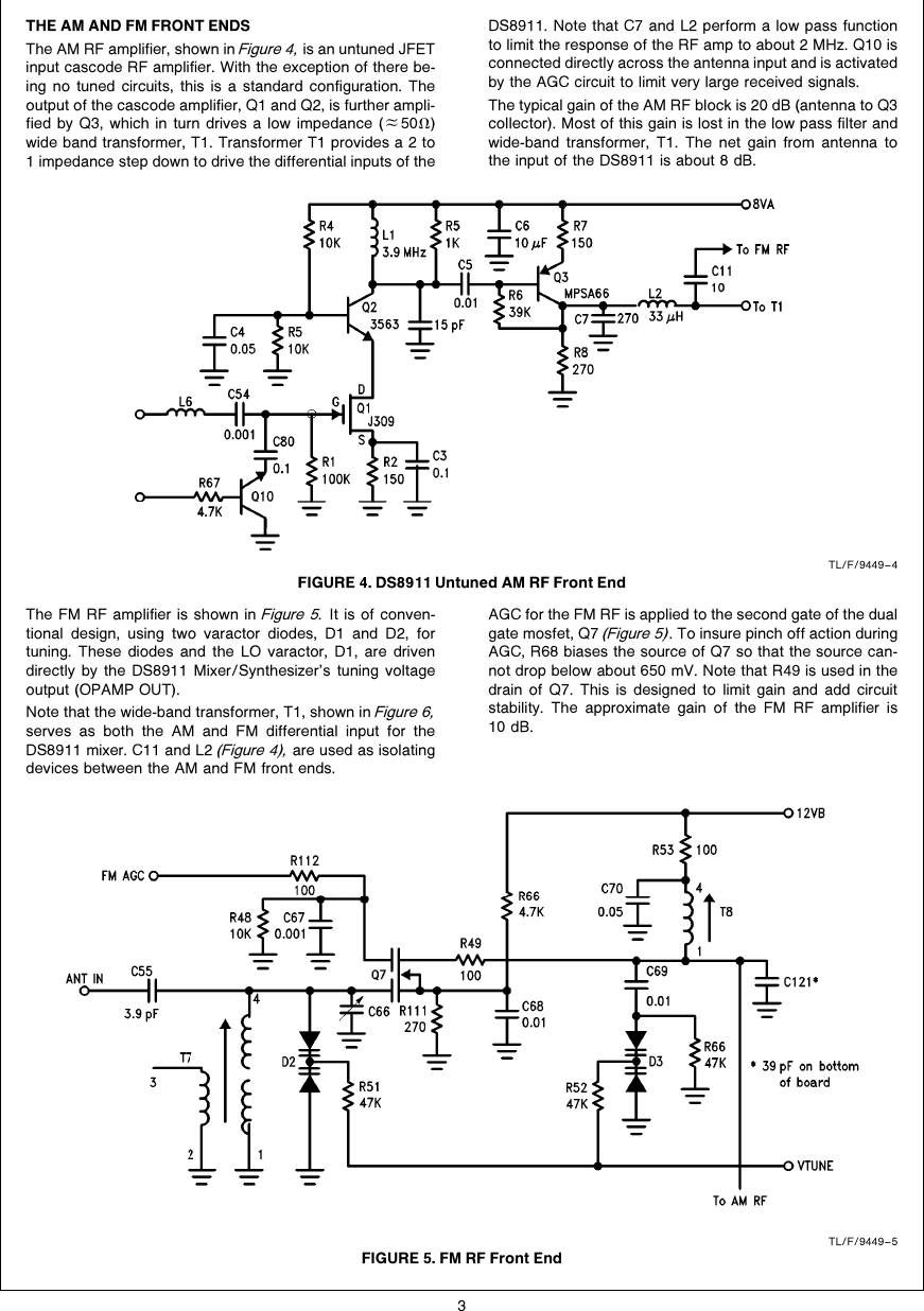 Page 3 of 12 - DS8911 AM/FM/TV Sound Up-Conversion Frequency Synthesizer AN-0512