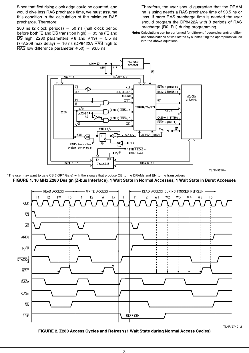 Page 3 of 4 - Interfacing The DP8420A/21A/22A To Z280/Z80000/Z8000 Microprocessor AN-0546