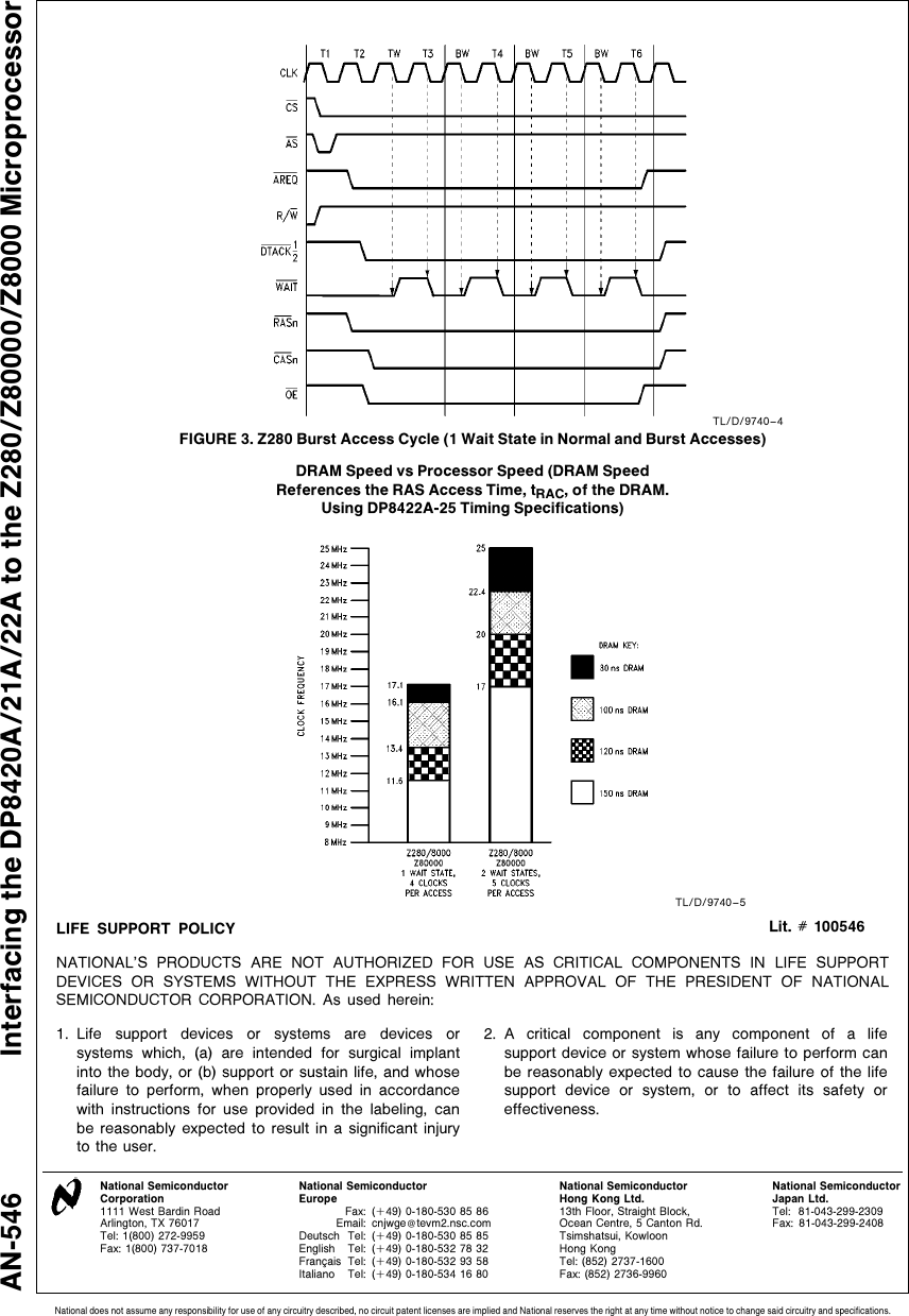 Page 4 of 4 - Interfacing The DP8420A/21A/22A To Z280/Z80000/Z8000 Microprocessor AN-0546