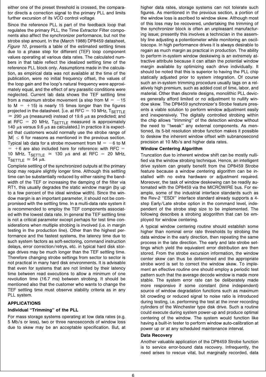 Page 6 of 10 - DP8459 Window Strobe Function AN-0578