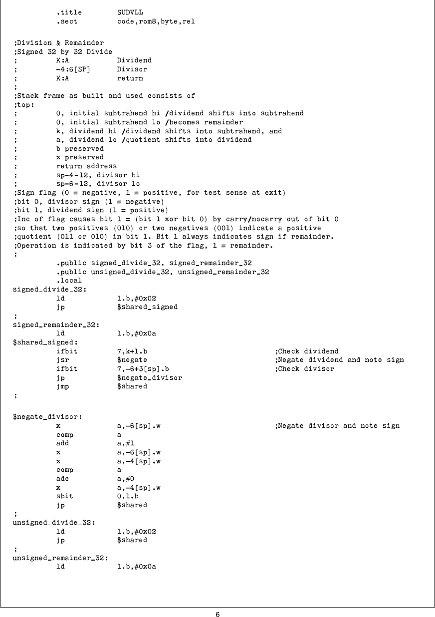 Page 6 of 12 - Signed Integer Arithmetic On The HPC AN-0603