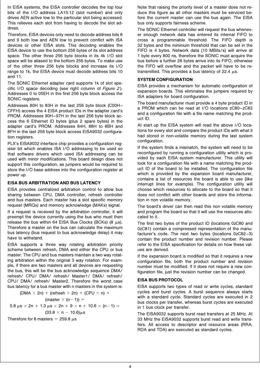 Page 4 of 12 - SONIC EISA Bus Master Ethernet Adapter AN-0877