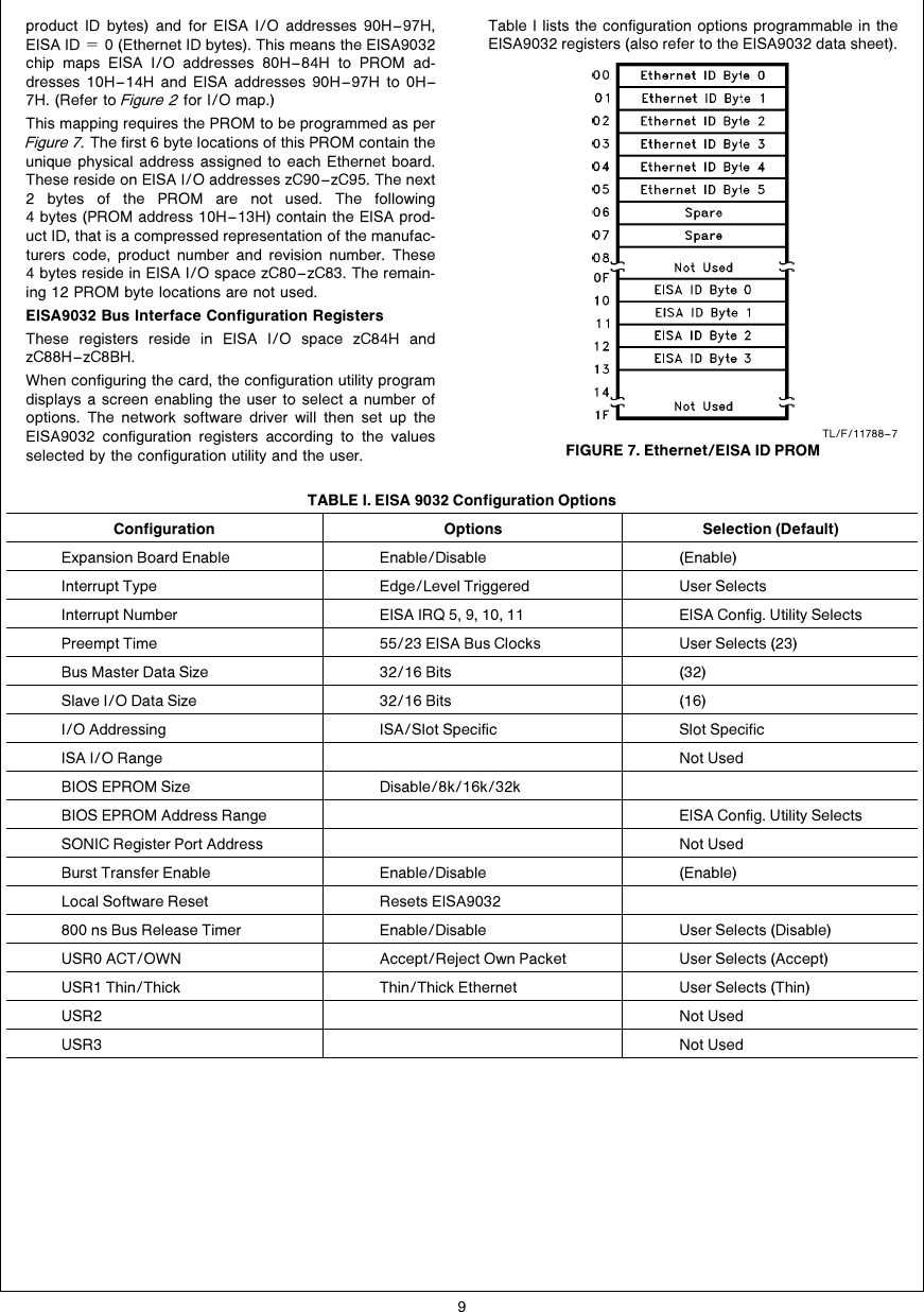 Page 9 of 12 - SONIC EISA Bus Master Ethernet Adapter AN-0877