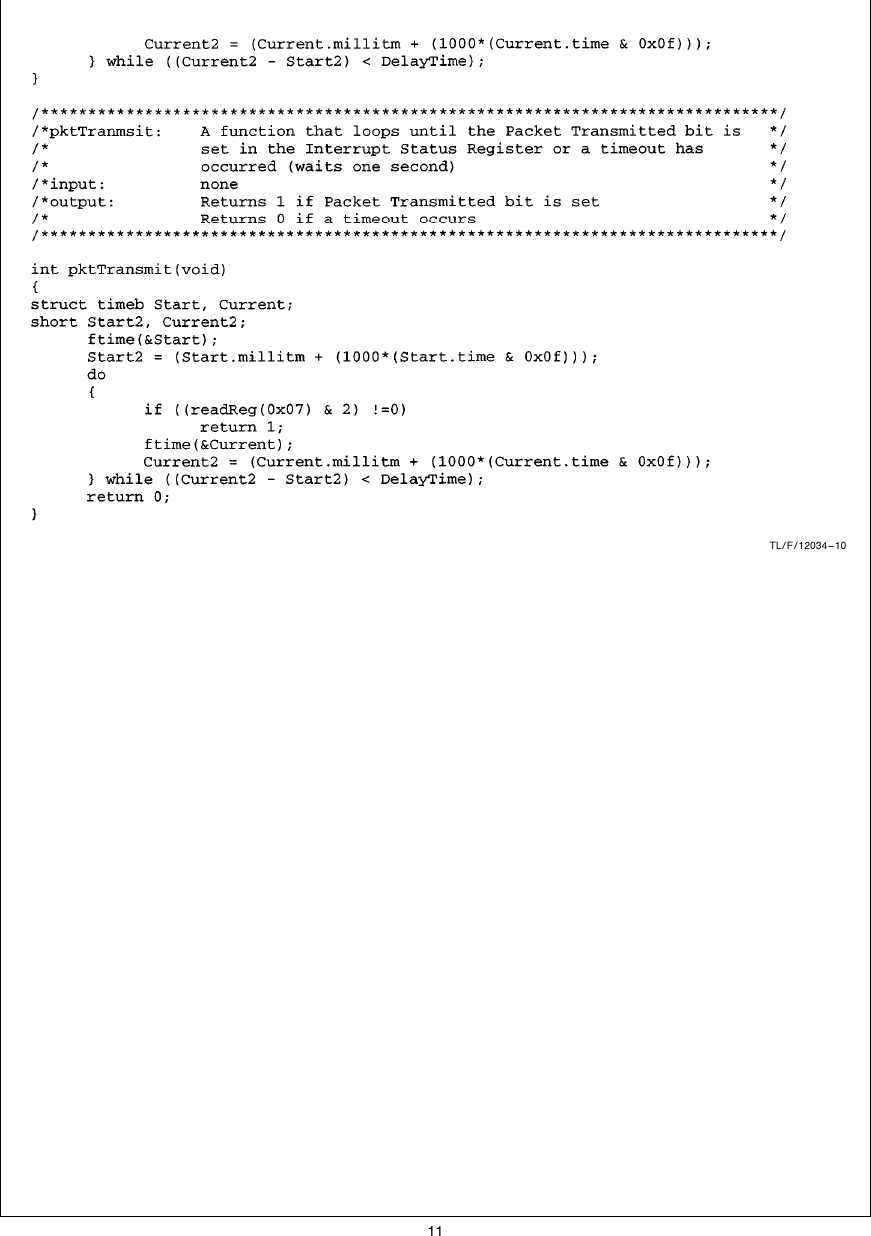 Page 11 of 12 - Loopback Diagnostics Using The DP8390/901/902/905 AN-0937