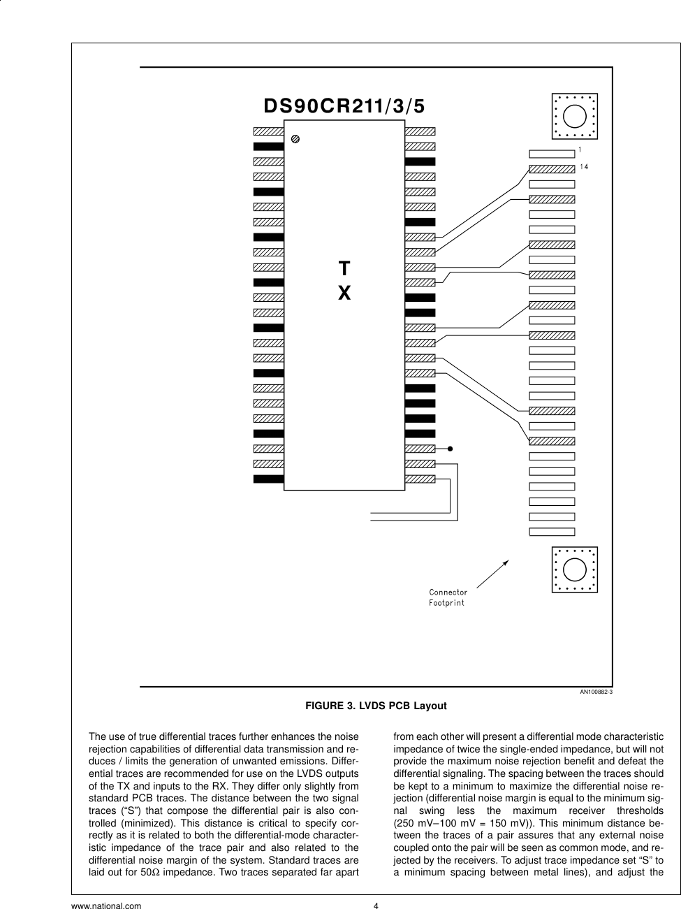 Page 4 of 8 - Application Note 1108 Channel-Link PCB And Interconnect Design-In Guidelines AN-1108