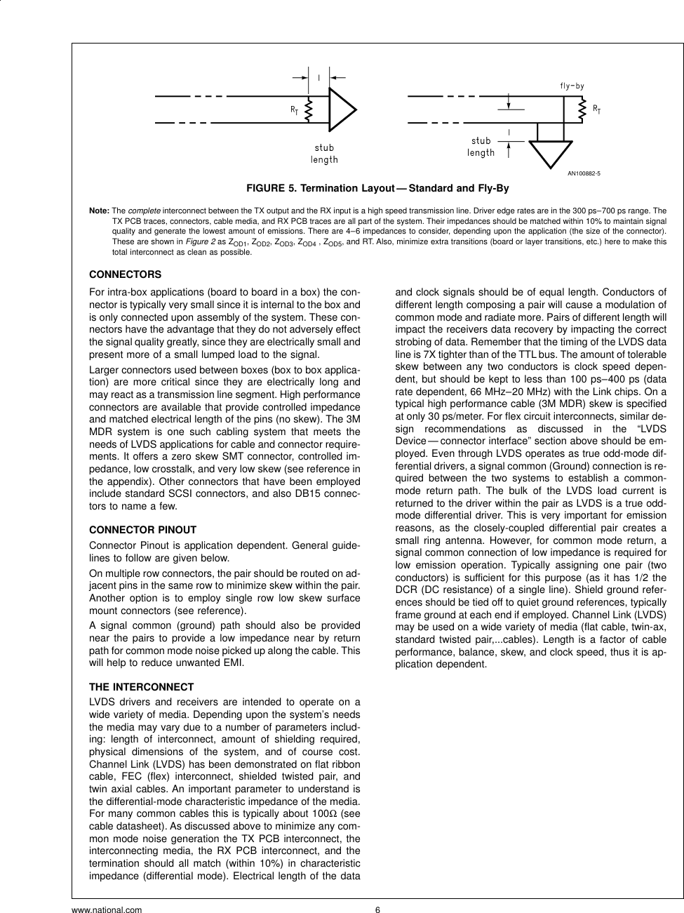 Page 6 of 8 - Application Note 1108 Channel-Link PCB And Interconnect Design-In Guidelines AN-1108