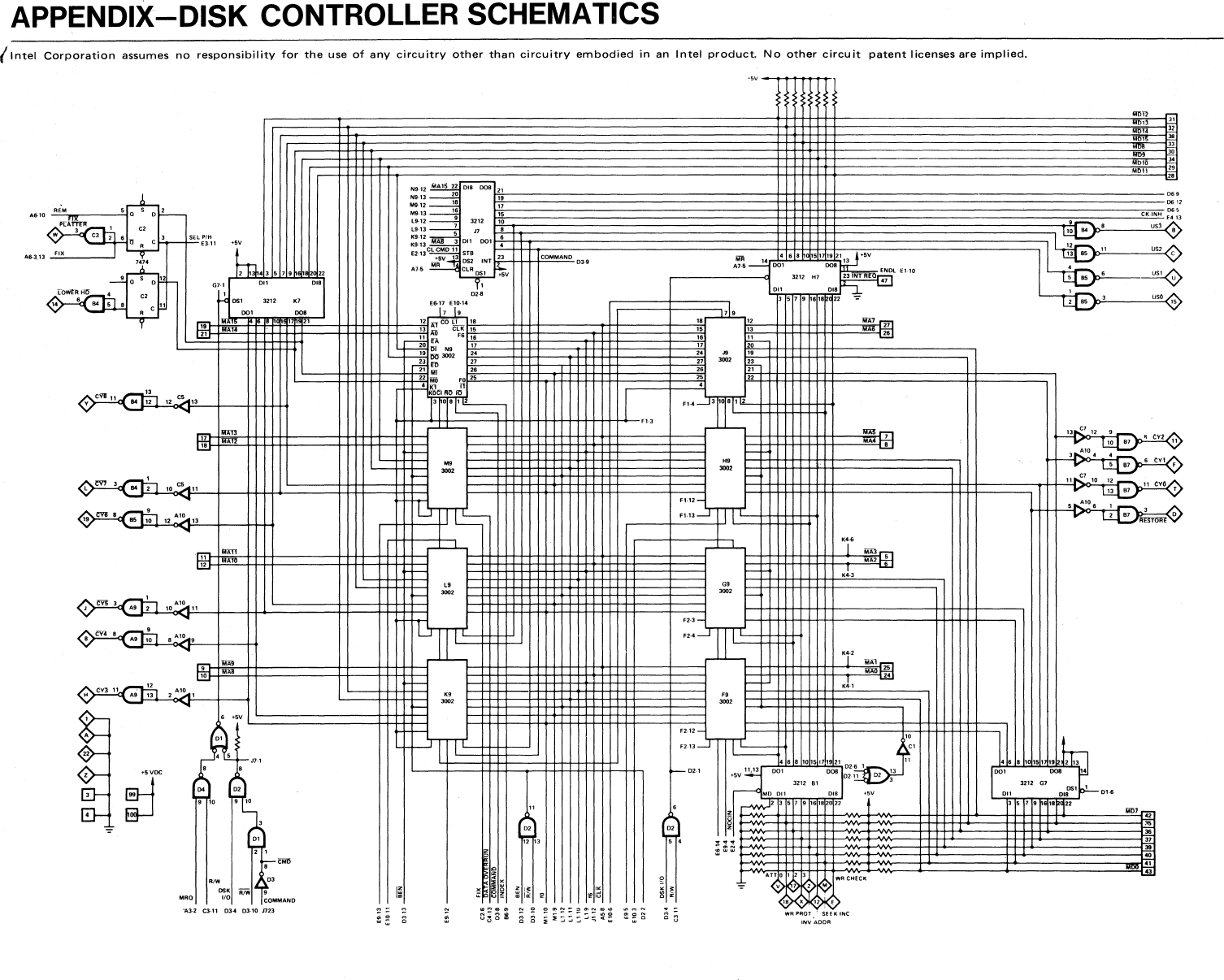 Page 10 of 12 - AP-7_Disk_Controller_Design_Uses_New_Bipolar_Microcomputer_LSI_Components_Jan75 AP-7 Disk Controller Design Uses New Bipolar Microcomputer LSI Components Jan75