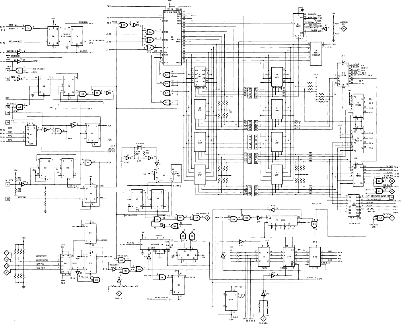Page 11 of 12 - AP-7_Disk_Controller_Design_Uses_New_Bipolar_Microcomputer_LSI_Components_Jan75 AP-7 Disk Controller Design Uses New Bipolar Microcomputer LSI Components Jan75