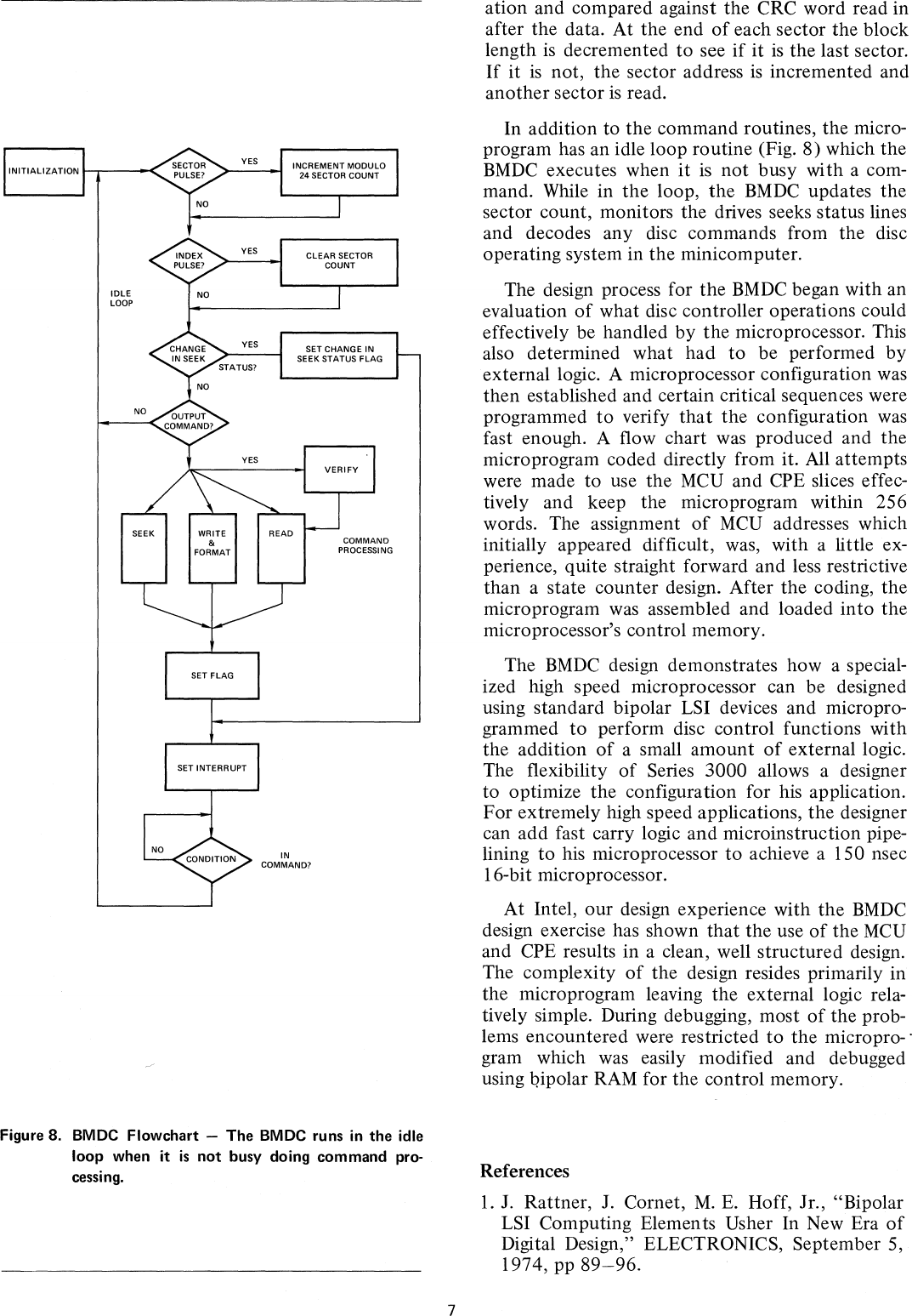 Page 9 of 12 - AP-7_Disk_Controller_Design_Uses_New_Bipolar_Microcomputer_LSI_Components_Jan75 AP-7 Disk Controller Design Uses New Bipolar Microcomputer LSI Components Jan75