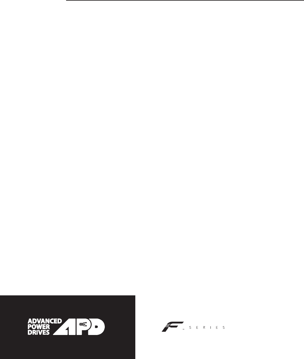 APD F Series Manual Rev1