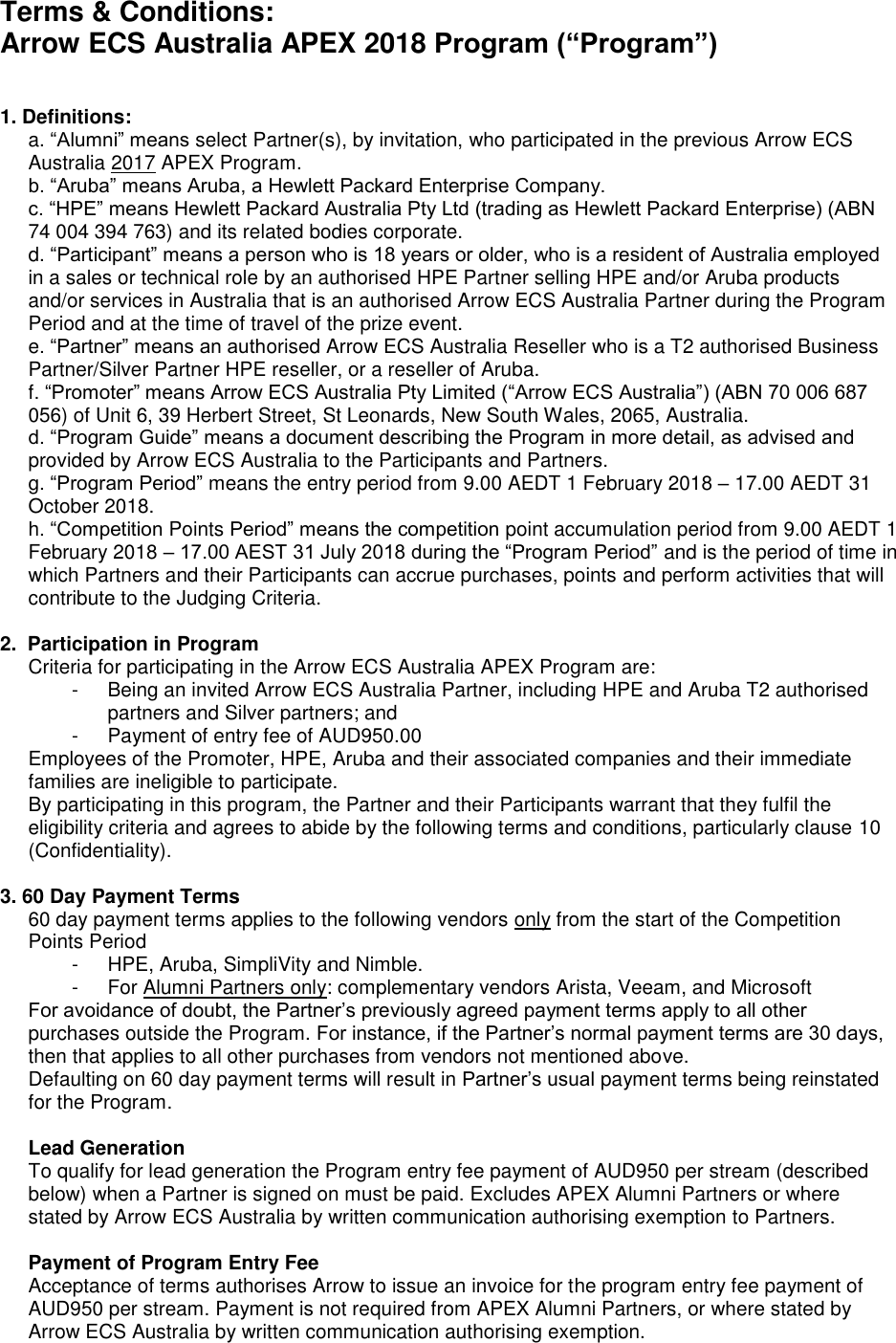 Page 1 of 4 - APEX-Program-Terms