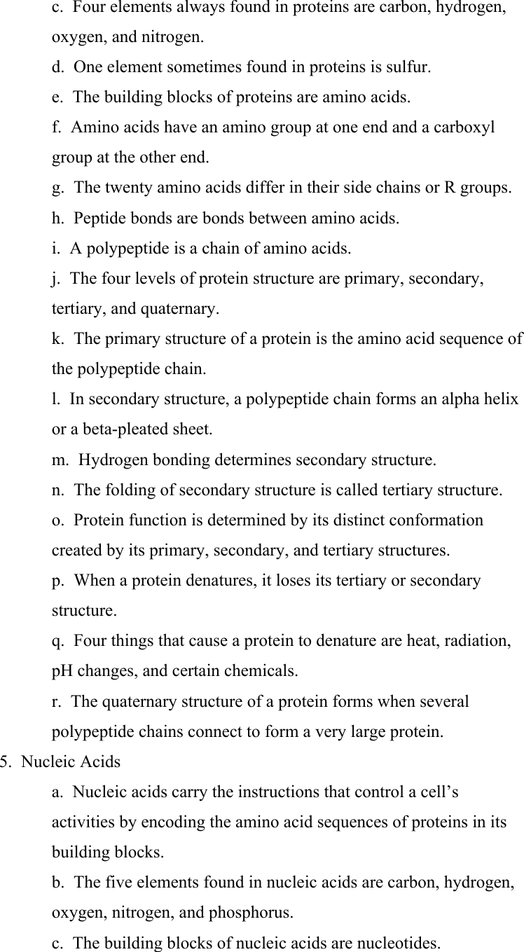 Page 9 of 10 - APHY 101 Ch02 Study Guide
