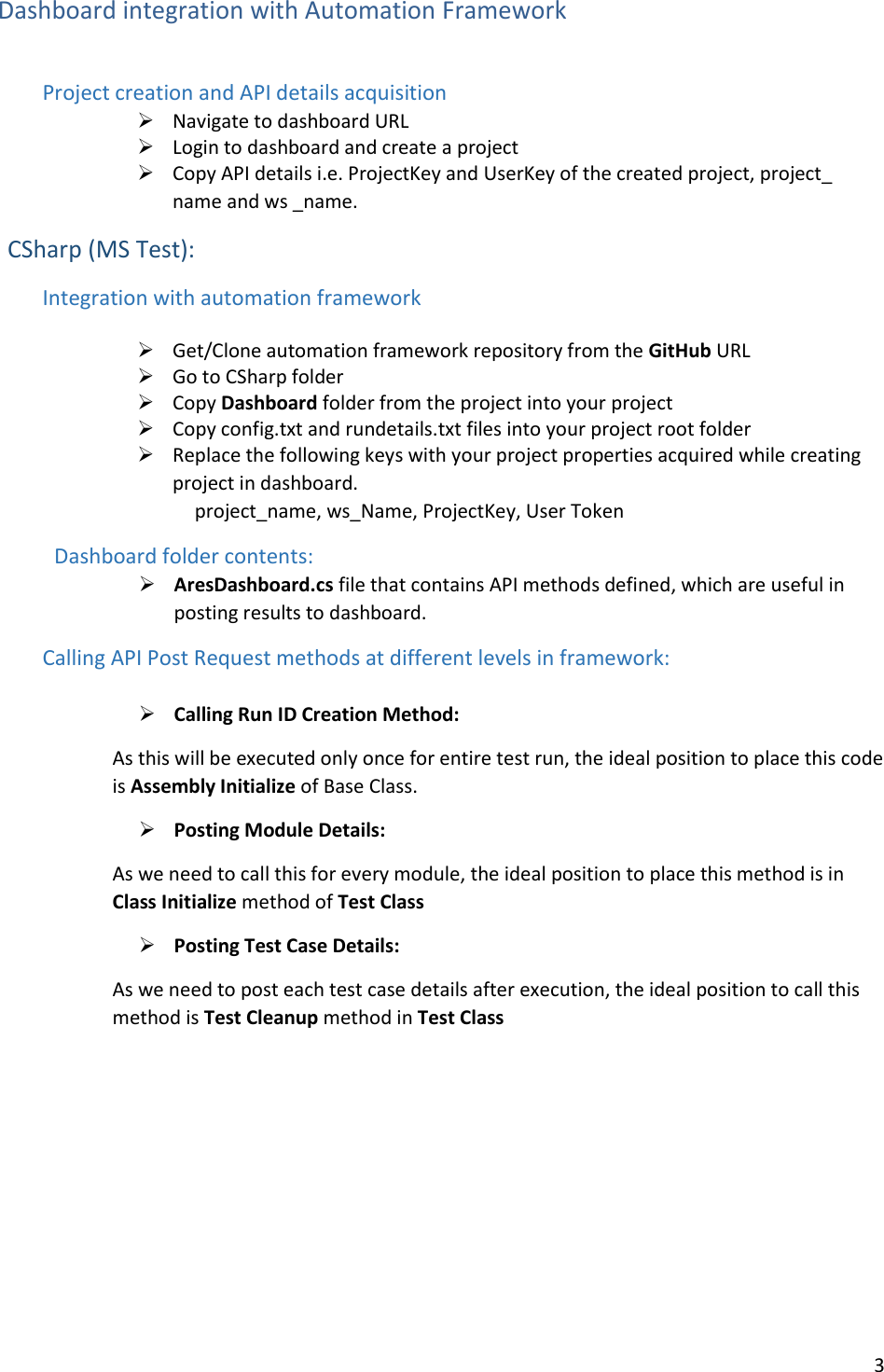ARES Dashboard User Guide