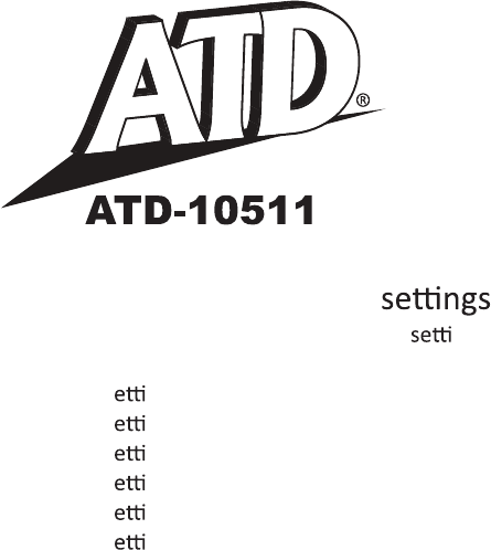 ATD Tools ATD-PRT10511-42 Brushes For 10511