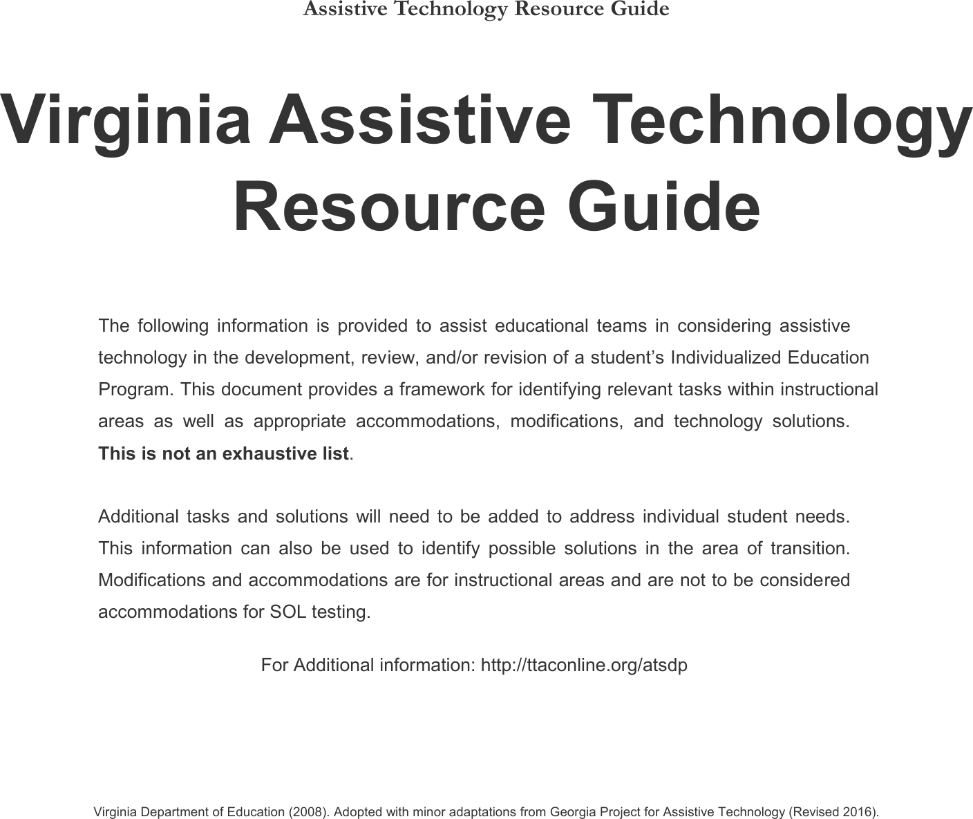 Page 1 of 8 - AT Resource Guide ATResource