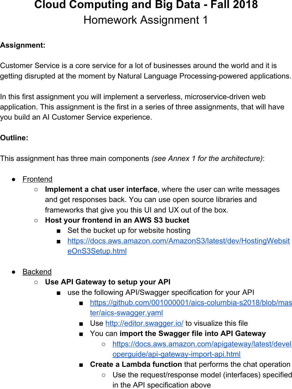 Page 1 of 5 - AWS-Cloud-Dining-Concierge-Chatbot-Part1-Instructions