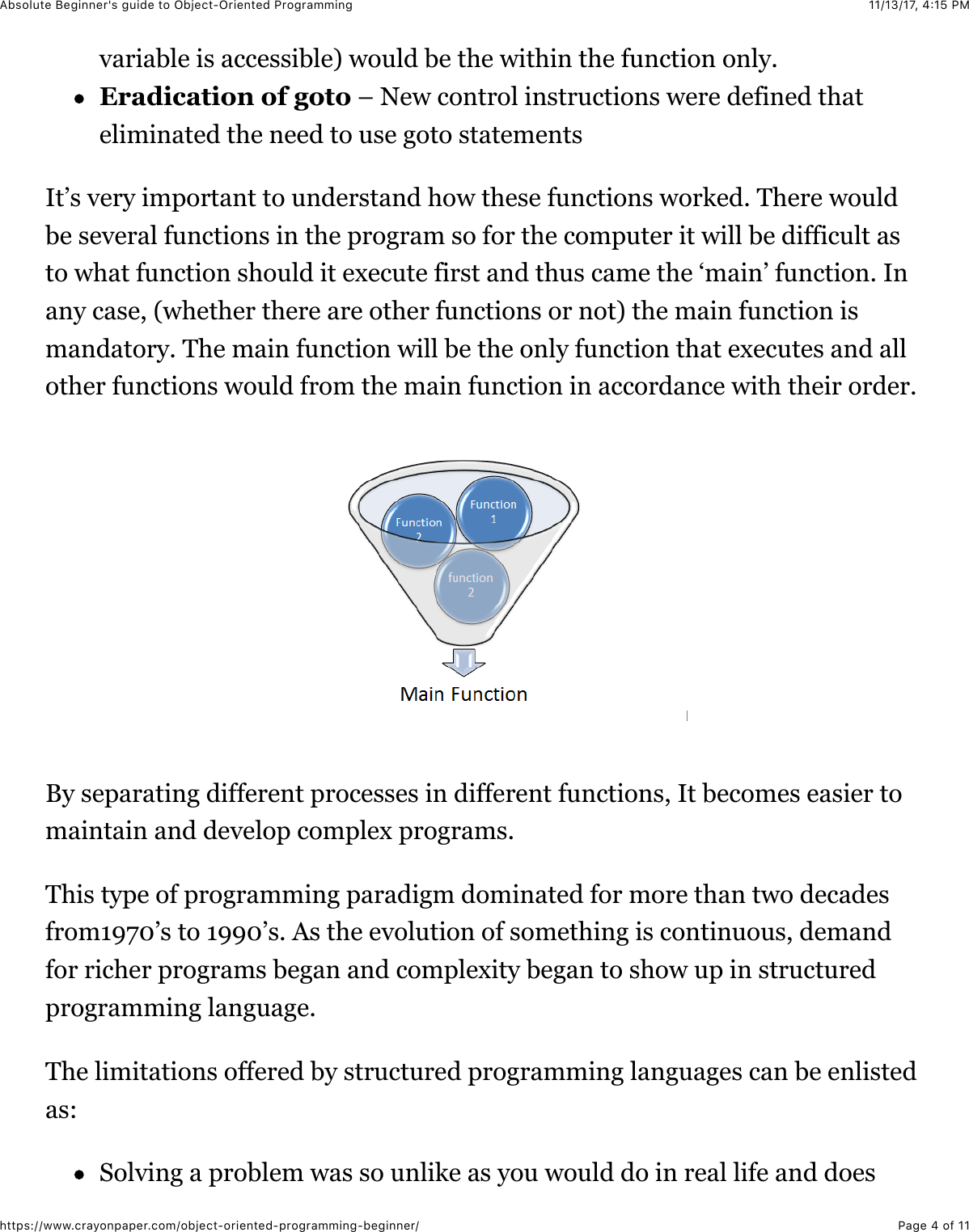 Page 4 of 11 - Absolute Beginner's Guide To Object-Oriented Programming